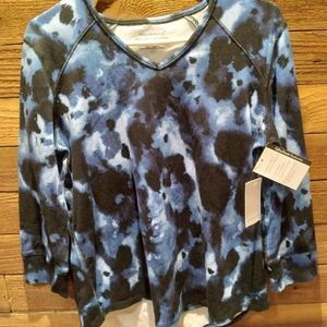 Westbound womens sweater top size M dolman sleeves v neck